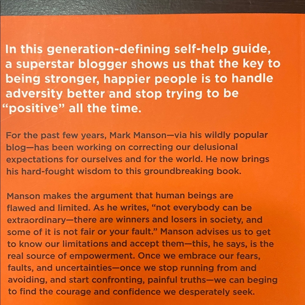 Mark Manson Paperback Set - Picture 2 of 3